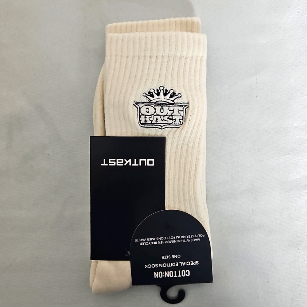 Outkast Special Edition Socks One Size Bone White